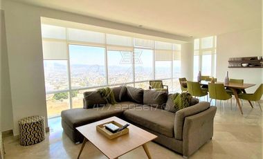 DEPARTAMENTO EN VENTA, TORRE ALTUS, JUNTO A LA SALLE, 3 REC. 3 AUTOS, DE LUJO, VISTA PANORAMICA.