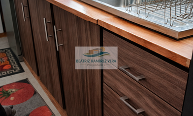 Casa en condominio con vista despejada, terrazas y 3 dormitorios