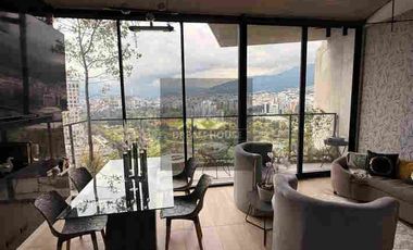 Renta de Departamento Amoblado, 3 dormitorios, Sector La Carolina, Edificio IQON