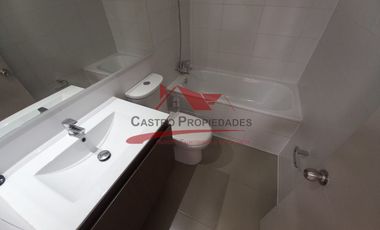 Departamento Nuevo en Piso 8 con 2 Dormitorios, 1 Baño, Condominio Alto Goycolea, Comuna La Cisterna.