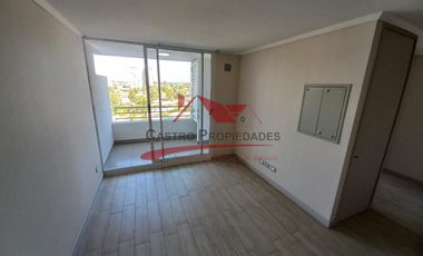 Departamento Nuevo en Piso 8 con 2 Dormitorios, 1 Baño, Condominio Alto Goycolea, Comuna La Cisterna.