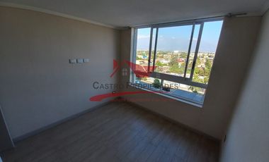 Departamento Nuevo en Piso 8 con 2 Dormitorios, 1 Baño, Condominio Alto Goycolea, Comuna La Cisterna.
