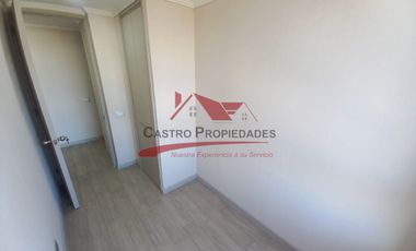Departamento Nuevo en Piso 8 con 2 Dormitorios, 1 Baño, Condominio Alto Goycolea, Comuna La Cisterna.