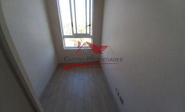 Departamento Nuevo en Piso 8 con 2 Dormitorios, 1 Baño, Condominio Alto Goycolea, Comuna La Cisterna.