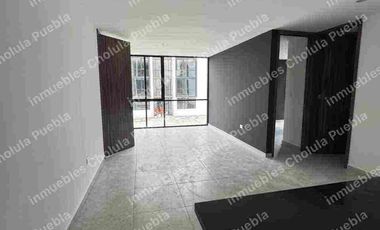 Departamentos nuevos en renta, atrás de Walmart Express Zavaleta, ubicación privilegiada, 2 habitaciones, 2 baños completos y 2 cajones de estacionamiento.