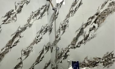 Rumah modern minimalis pinggir jalan view sawah di kota Mataram