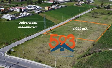 Terreno de Venta en Latacunga