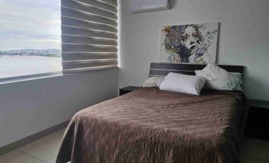 🟢ALQUILER LINDO DEPARTAMENTO AMOBLADO EN URB. RIVER TOWERS - KM 5.5 VIA SAMBORONDON🟢