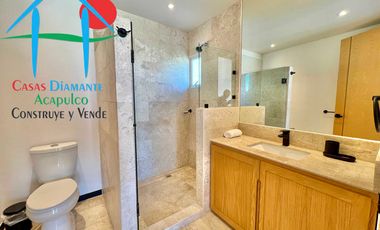 Departamento de playa en renta vacacional con terraza y vista al mar