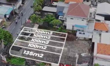 Tanah Cocok Untuk Ruko Di Jalan Utama Tukad Badung Renon Dkt Raya Puputan Batanghari Barito