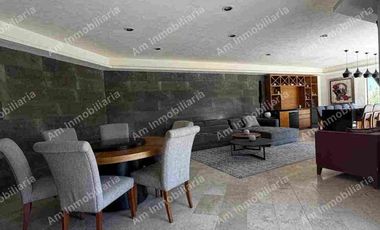 Hermosa casa amueblada en renta en privada Club de Golf La Loma, San Luis Potosí.