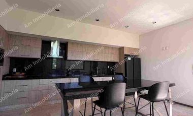 Hermosa casa amueblada en renta en privada Club de Golf La Loma, San Luis Potosí.