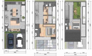 DIJUAL CEPAT RUMAH 3 LANTAI Z LIVING GRAND WISATA 4KT SHM