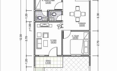 Rumah Dp 2 Jt All In barombong Kota Makassar One Gate system