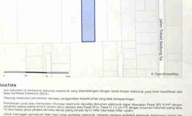 TANAH TERMURAH JLN TUKAD BADUNG 12 RENON ISI BANGUNAN GAK TERHITUNG