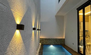 526. Murah Jual Cepat Rumah 3 Lantai di Cipedak Srengseng sawah Jagakarsa Jakarta Selatan -  Modern Rooftop Garden & Kolam Renang Pribadi