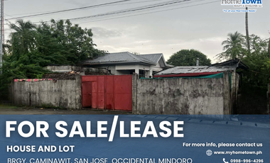 OCCIDENTAL MINDORO HOUSE AND LOT FOR SALE/LEASE