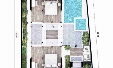 lavana villa wooden teak mix modern style