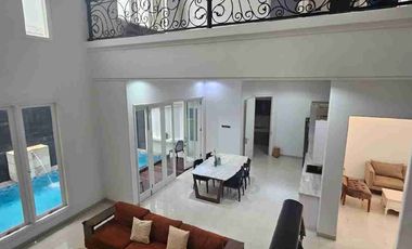 House For Rent Surabaya Indonesia Swimming Pool Sewa Rumah Pakuwon Indah Full Furnished Kolam Renang