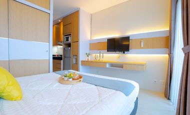 Sewa Apartemen Gp Plaza Palmerah Tipe Studio Full Furnished - Unit Siap Huni - Lokasi Strategis Dekat Slipi, Senayan, Grogol, Binus, Kemanggisan