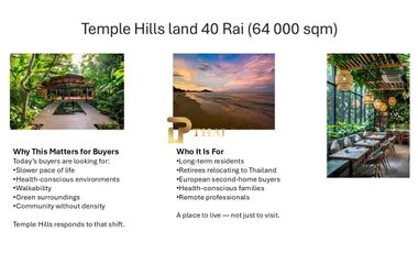 Spacious 40-Rai Land Plot Prime Location in Hua Hin  – Perfect for Residential Development - Minutes From Hua Hin Beach