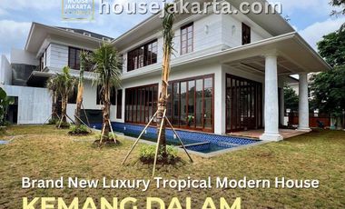 Prestigious Tropical Modern Mansion for Sale in Kemang Dalam