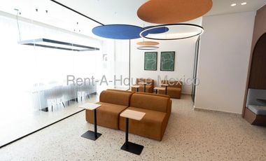 Loft en renta con balcón y muebles San Rafael Cuauhtémoc Ciudad de México 262238MTZP