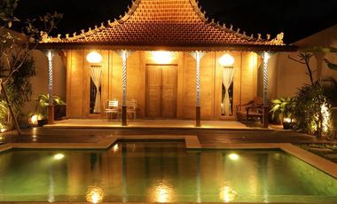 Disewakan villa di area denpasar Pemogan dengan view sawah