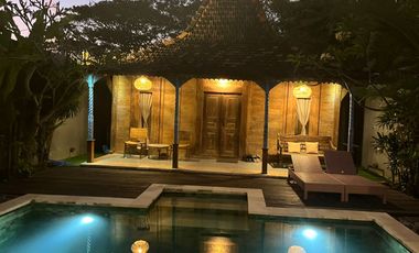 Disewakan villa di area denpasar Pemogan dengan view sawah