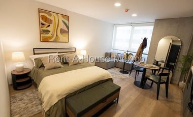 Loft con balcón en renta sin muebles San Rafael Cuauhtémoc Ciudad de México 262237MTZP