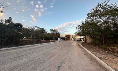 terreno en venta en privada en zona crecimiento tixcuytun paseos norte cholul yucatan
