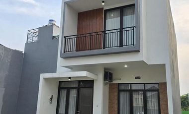 DISEWAKAN RUMAH BARU PAKUWON CITY Cluster Suvadiva Grand Island Modern, Desain Minimalis