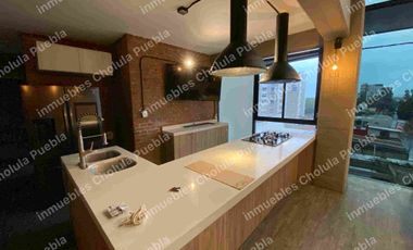 Penthouse de lujo, de 3 niveles, Terraza privada, estilo neoyorquino, departamento de lujo atrás de Walmart Express Zavaleta.
