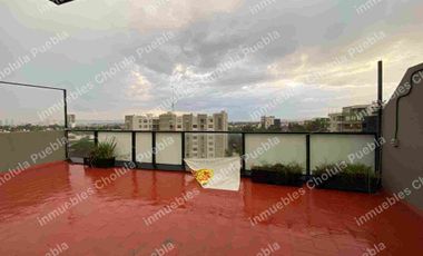 Penthouse de lujo, de 3 niveles, Terraza privada, estilo neoyorquino, departamento de lujo atrás de Walmart Express Zavaleta.