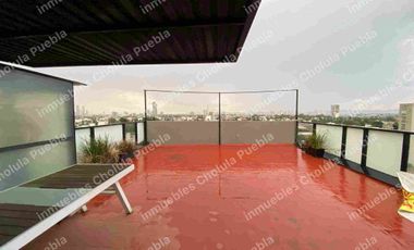 Penthouse de lujo, de 3 niveles, Terraza privada, estilo neoyorquino, departamento de lujo atrás de Walmart Express Zavaleta.