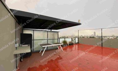 Penthouse de lujo, de 3 niveles, Terraza privada, estilo neoyorquino, departamento de lujo atrás de Walmart Express Zavaleta.