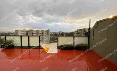 Penthouse de lujo, de 3 niveles, Terraza privada, estilo neoyorquino, departamento de lujo atrás de Walmart Express Zavaleta.