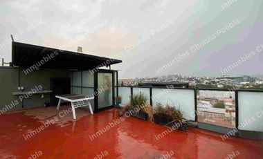Penthouse de lujo, de 3 niveles, Terraza privada, estilo neoyorquino, departamento de lujo atrás de Walmart Express Zavaleta.