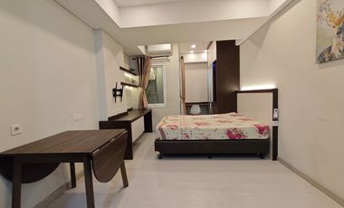 Akses ke Tol Sewa Studio Furnished Bagus di Metro Park Residences Fasilitas Kolam Renang, Gym Dekat ke RS Siloam, Central Park Mall, Taman Anggrek