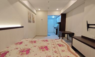 Akses ke Tol Sewa Studio Furnished Bagus di Metro Park Residences Fasilitas Kolam Renang, Gym Dekat ke RS Siloam, Central Park Mall, Taman Anggrek