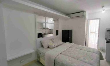 Sewa studio furnished ada water heater apartemen Bassura City
