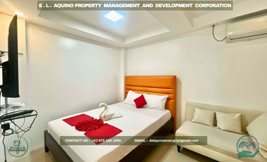 APARTMENT STUDIO TYPE FOR RENT FULLY FURNISHED LOCATED IN A SECURED SUBDIVISION AT CLARKVIEW MALABANIAS