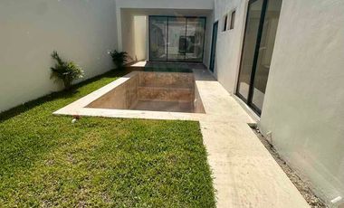 casa de una planta en privada residencial con amenidades y seguridad conkal norte merida yucatan