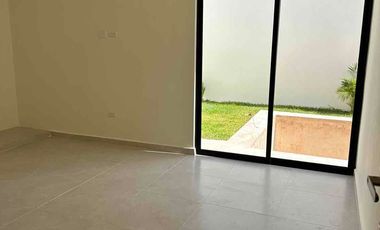 casa de una planta en privada residencial con amenidades y seguridad conkal norte merida yucatan