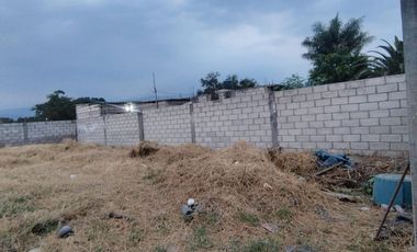 VENTA DE TERRENO DE 300 M2 TOTALMENTE BARDADO EN YAUTEPEC, MOR.