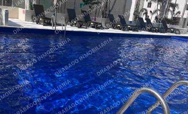 Departamento en renta con alberca y seguridad
