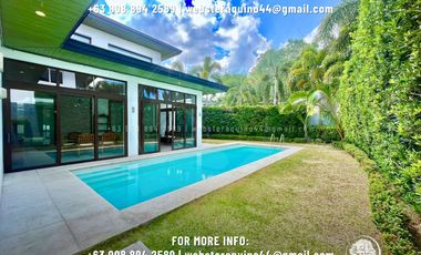 SEMI FURNISHED HOUSE WITH SWIMMING POOL FOR RENT LOCATED IN A SECURED SUBDIVISION AT PULU AMSIC