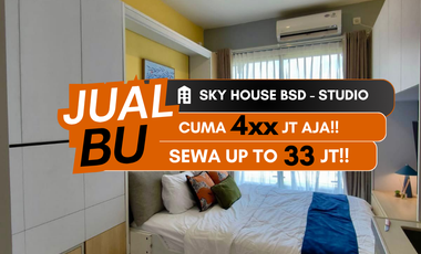JUAL APARTEMEN SKY HOUSE BSD STUDIO FULL FURNISHED SELANGKAH KE AEON