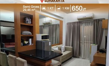 DIJUAL APARTEMEN 1BR SOLO PARAGON
