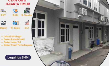 Cluster Murah Modern Minimalis 2 Lantai di Utan Kayu, Jakarta Timur